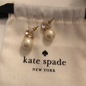 Kate Spade pearl drop earrings